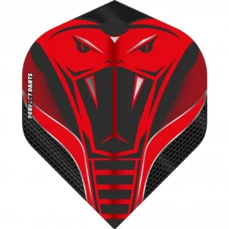 Perfect Darts Flights - No2 - Std - Super Cobra - Red