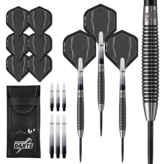 Perfect Darts Steel Tip - 90% Tungsten - M05 - Terraforce - Black - 28g