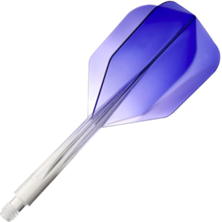 CONDOR AXE Dart Flights - Small Shape - Clear Blue Gradation
