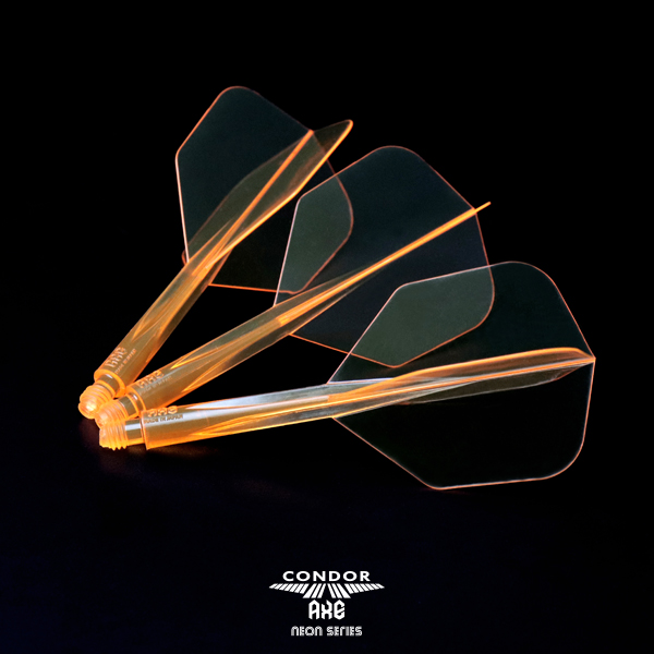 CONDOR AXE Dart Flights - Small Shape - Neon Orange