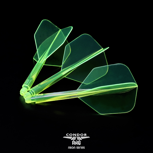 CONDOR AXE Dart Flights - Small Shape - Neon Yellow