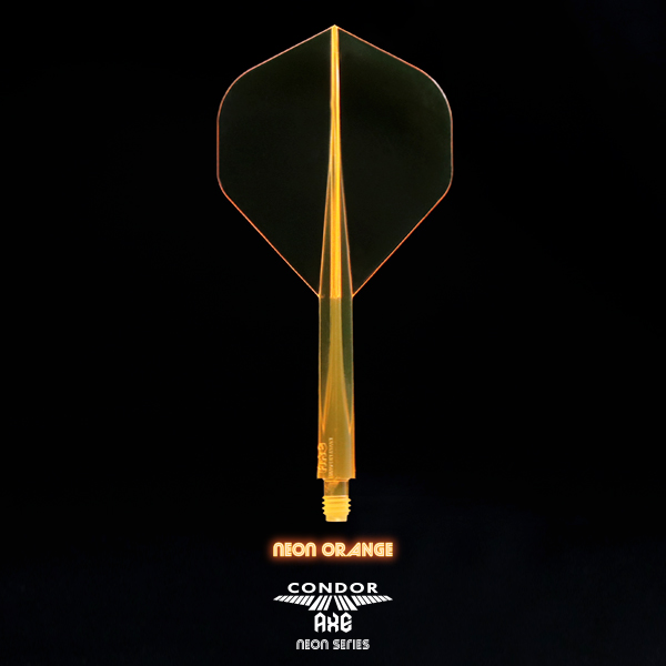 CONDOR AXE Dart Flights - Standard Shape - Neon Orange - Image 7