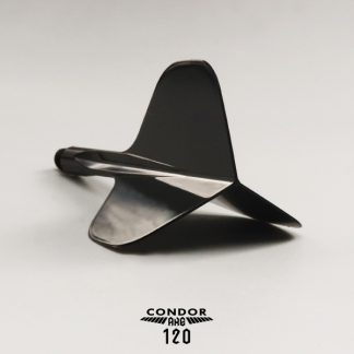 CONDOR AXE 120 Dart Flights - Standard Shape - Black