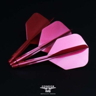 CONDOR AXE Dart Flights - Small Shape - Metallic Red