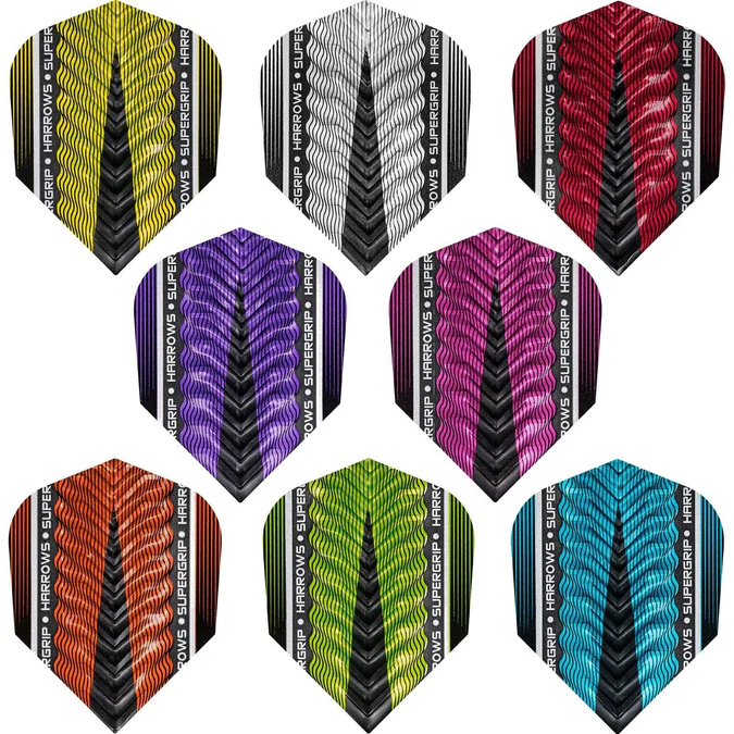 Harrows Supergrip X Dart Flights - Std - Pink - Image 2