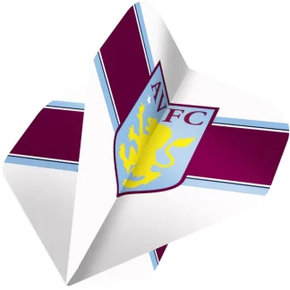 Aston Villa FC Dart Flights - No2 - Std - AVFC - F3 - White Stripe