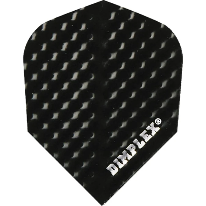 Harrows Dimplex Dart Flights - Std - Plain Black