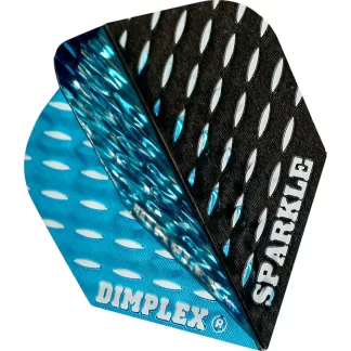 Harrows Dart Flights - Std - Dimplex Sparkle - Plain - Black