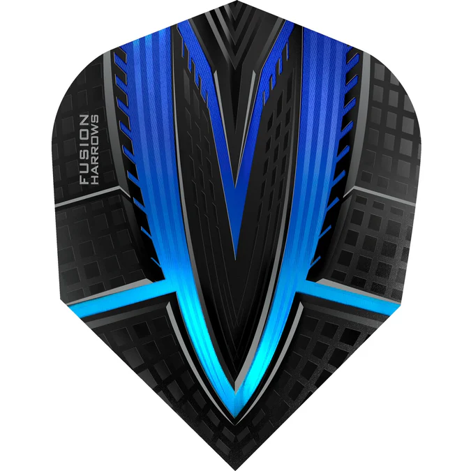 Harrows Fusion Dart Flights - No6 - Std - Blue