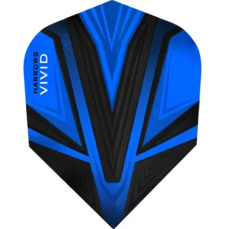 Harrows Vivid Dart Flights - Std - Dark Blue