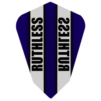 Ruthless - Clear Panel - Dart Flights - 1943 - Fantail - Blue