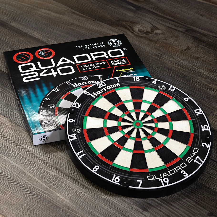 Harrows Quadro 240 Dartboard - Professional - African Sisal - Image 4