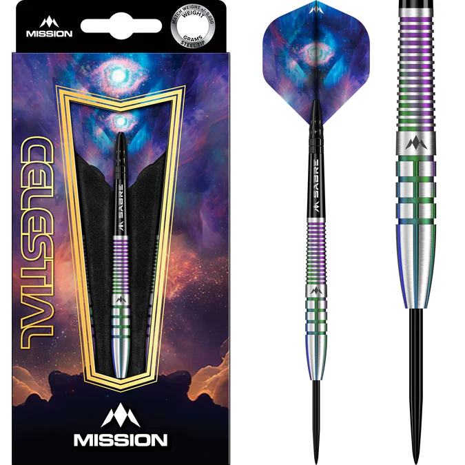 Mission Celestial Darts - Steel Tip - Coral PVD - 25g