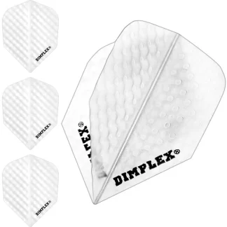 Harrows Dimplex Dart Flights - Std - Plain Clear