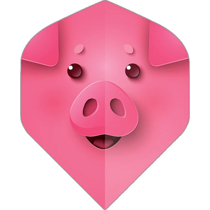 Designa Dart Flights - No2 - Std - Pig