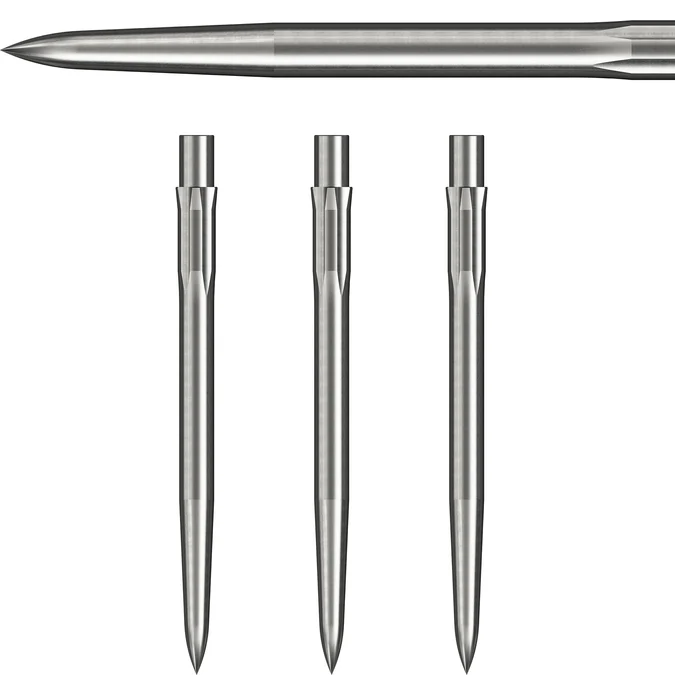 Caliburn Evo Dart Points - Smooth - Silver - Image 3
