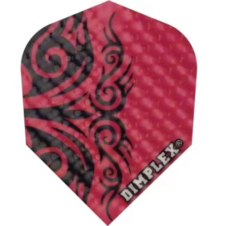 Harrows Dart Flights - Std - Dimplex - Tribal Red
