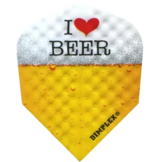 Harrows Dimplex Dart Flights - Std - I Love Beer