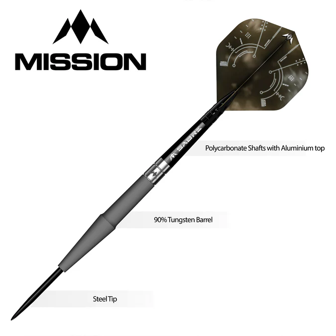 Mission Saturn Darts - Steel Tip - 90% Tungsten - Hyperion - 24g - Image 4
