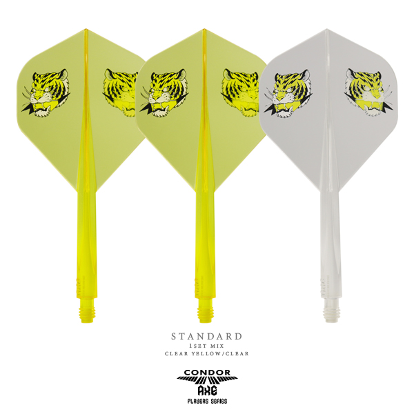 CONDOR AXE Dart Flights - Standard Shape - INAZUMA TIGER - Image 6