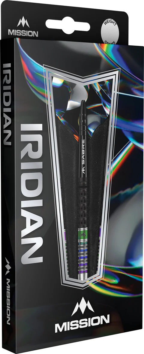 Mission Iridian Darts - Soft Tip - Black & Coral PVD - 20g - Image 3