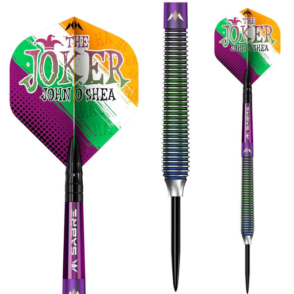 Mission John O Shea Darts - Steel Tip - The Joker - Coral - 26g - Image 2
