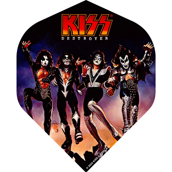 Kiss Flights -Licensed - 100 Micron - No2 - Std - Destroyer