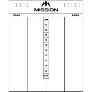 Mission Heavy Duty Acrylic Dry Wipe Markerboard - Cricket - White