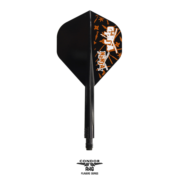 CONDOR AXE Dart Flights - Standard Shape - GINJA NINJA - CANADIAN MATT CAMPBELL - Black - Image 7