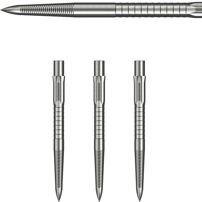 Caliburn Evo Dart Points - Micro Grip - Silver - Image 2