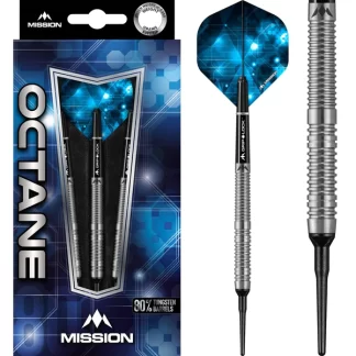 Mission Octane Darts - Soft Tip - M1 - Twin Ring - 18g
