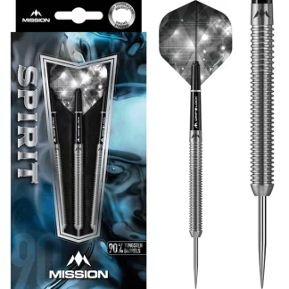 Mission Spirit Darts - Steel Tip - M3 - Twin Ring Grip - 22g
