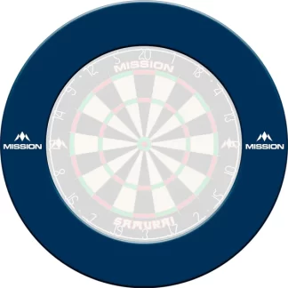 Mission Dartboard Surround - Heavy Duty - Blue with Logo