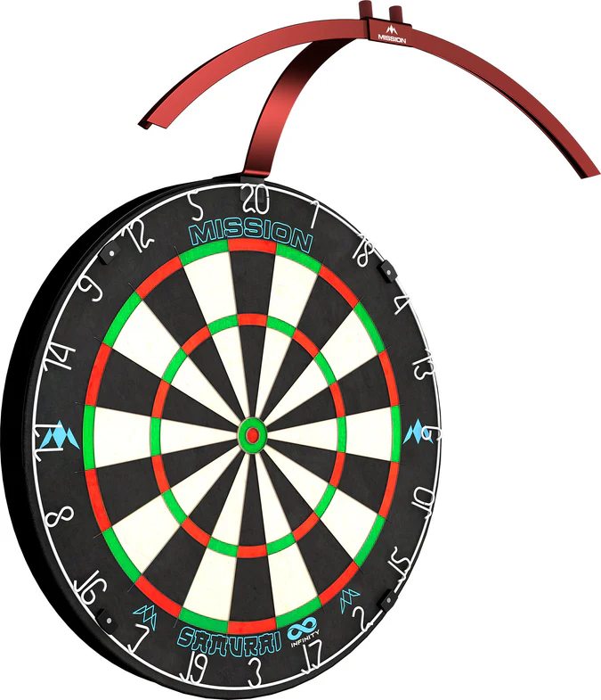 Mission Torus 100 - Folding Portable Dartboard Light - Red
