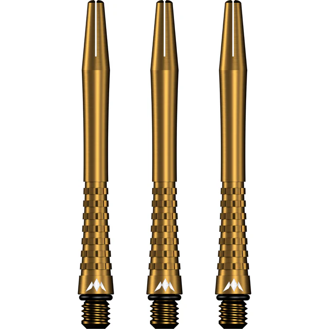 Mission Atom13 Aluminium Shafts - Anodised Metal Stems - Gold - Image 4