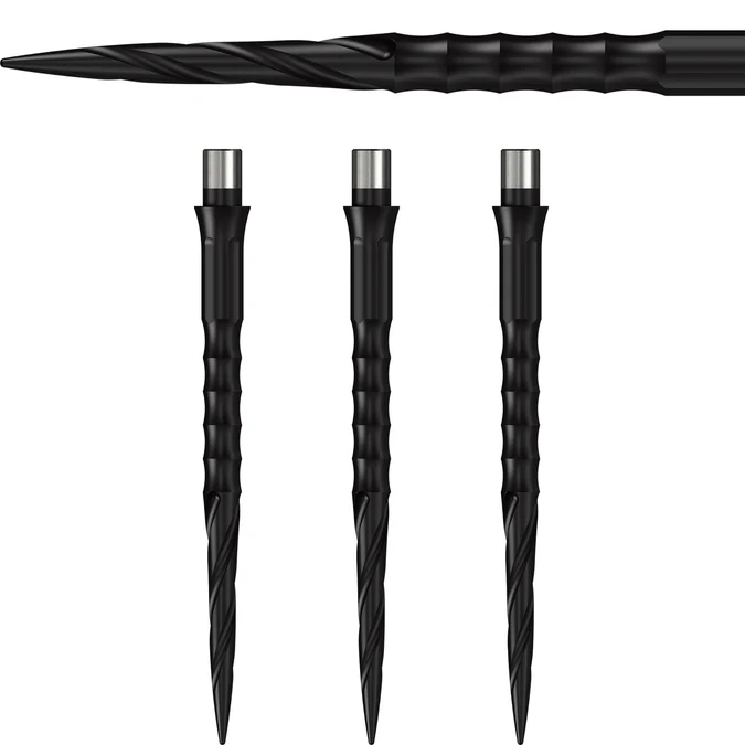Caliburn Evo Dart Points - Spiro - No Lip - Black - Image 3
