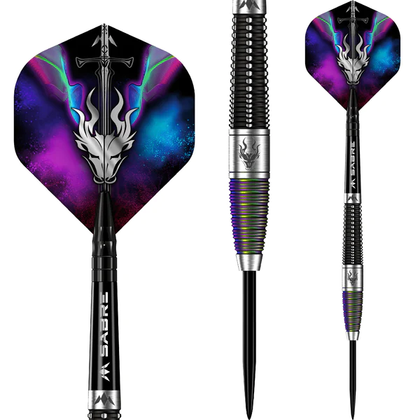 Mission Occult Darts - Steel Tip - 90% - Black & Coral PVD - 25g - Image 5