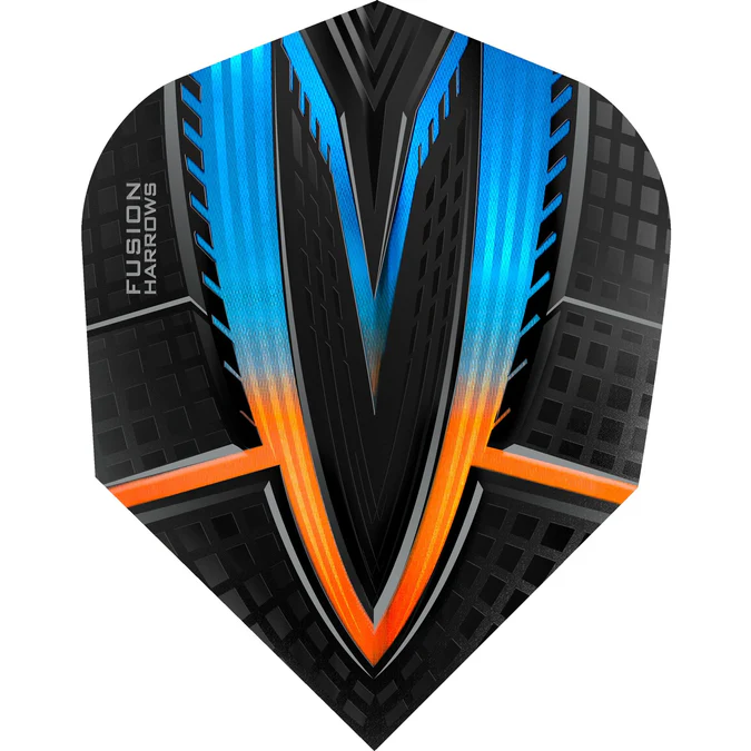 Harrows Fusion Dart Flights - No6 - Std - Orange - Image 2