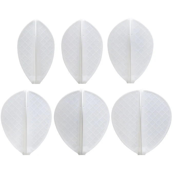 Cosmo Darts - Fit Flight Pro - D-Series - White - Shape D2