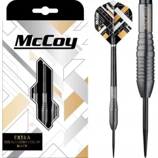McCoy Extra - 90% Steel Tip Tungsten - Black - 23g