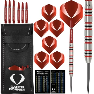 Darts Corner Firescar Darts - Steel Tip - M4 - Red Ring - 27g