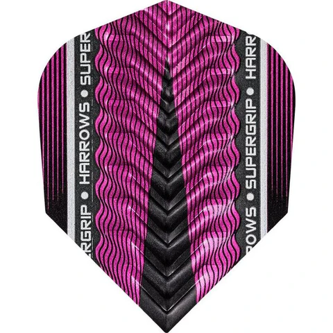 Harrows Supergrip X Dart Flights - Std - Pink