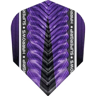 Harrows Supergrip X Dart Flights - Std - Purple