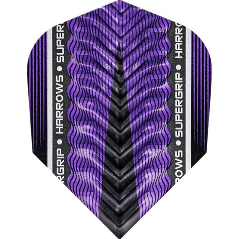 Harrows Supergrip X Dart Flights - Std - Purple