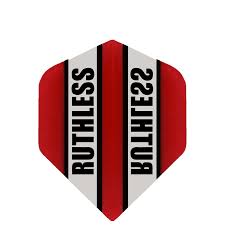 Ruthless - Clear Panel - Dart Flights - 1962 - Mini - Std - Red