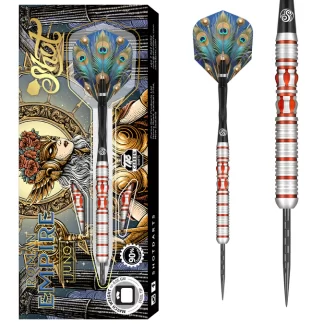 Shot Roman Empire Juno Steel Tip Dart Set – 90% Tungsten Barrels-23gm