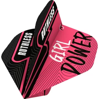 Ruthless - Girl Power - Dart Flights - No2 - Std - Pink