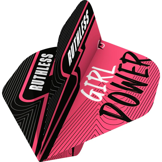 Ruthless - Girl Power - Dart Flights - No2 - Std - Pink