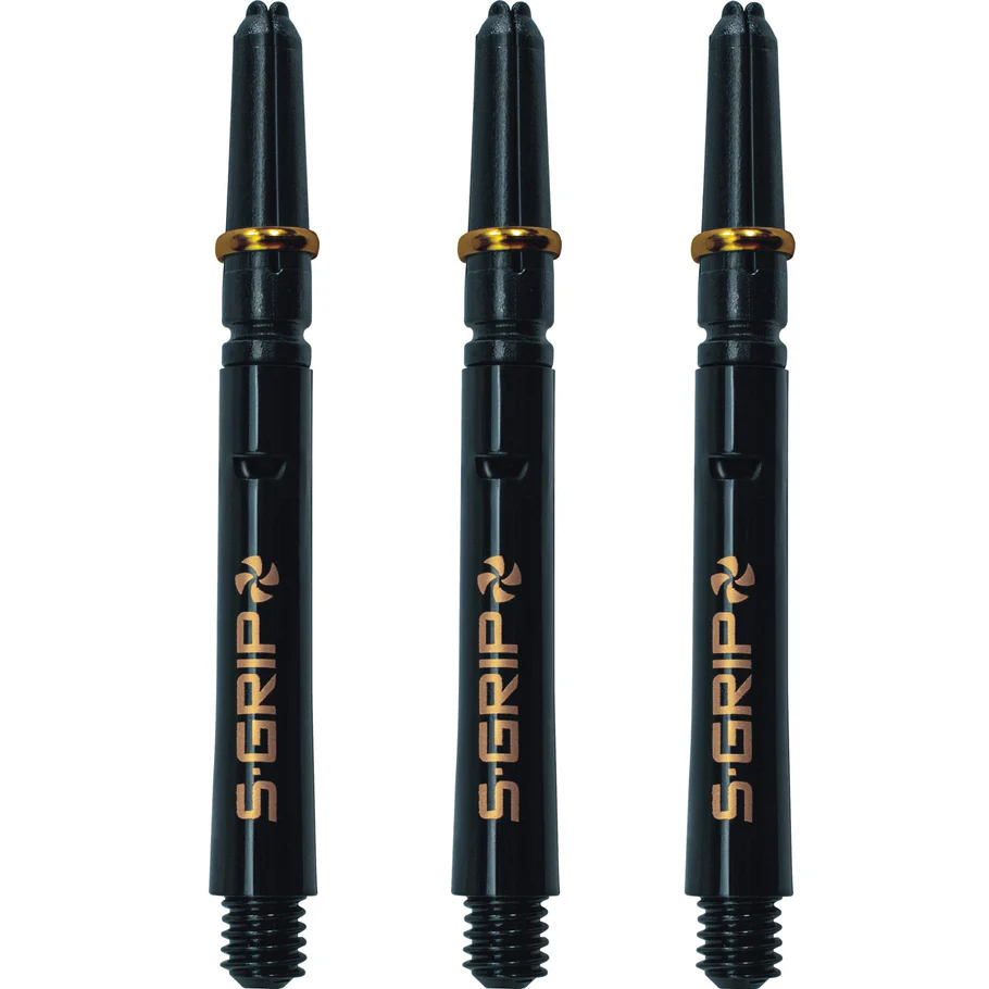 Harrows Supergrip Spin Stems - Black Gold - Image 2