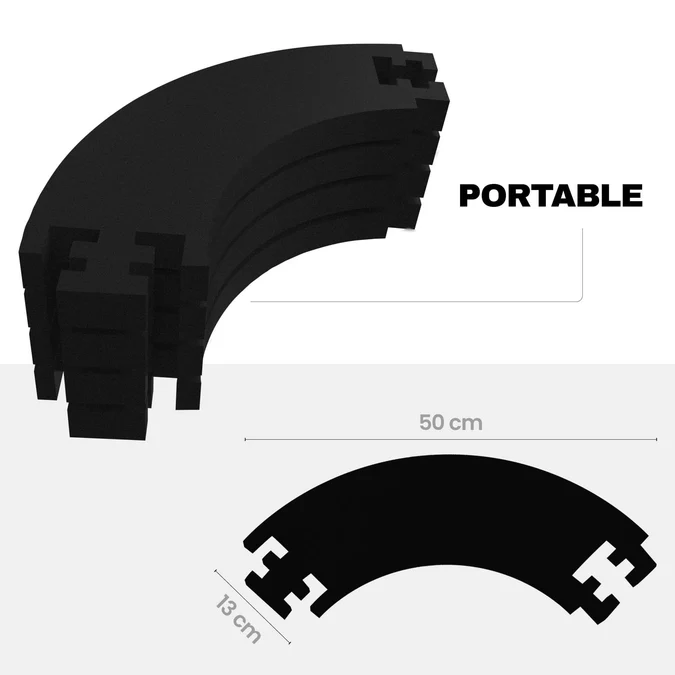 Designa Dartboard Surround - Jigsaw - Black - Image 3